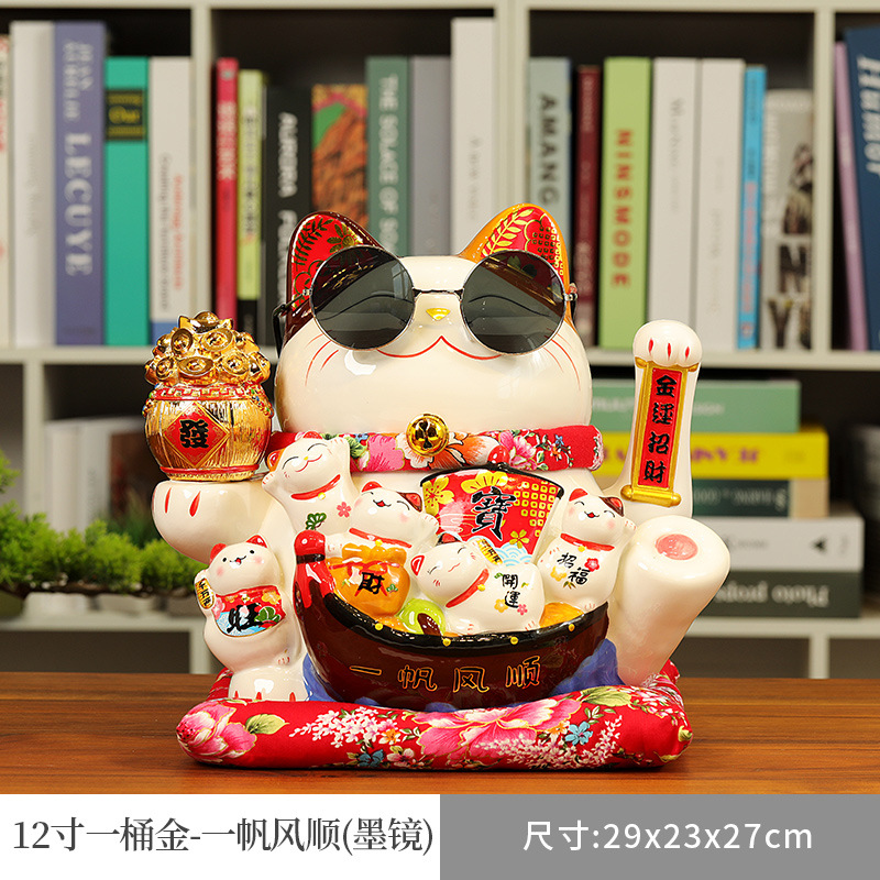 12 인치 손 흔들기 Caitong은 Xiaomi 고양이에게 선글라스를 보냅니다.