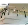 钢化侧装铝合金不锈钢栏杆