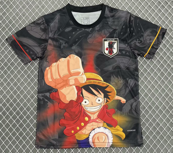 25-26 Nueva camiseta de anime de camiseta japonesa One Piece Samurai Sakura Dragon Ball Uniforme de fútbol transfronterizo de edición especial