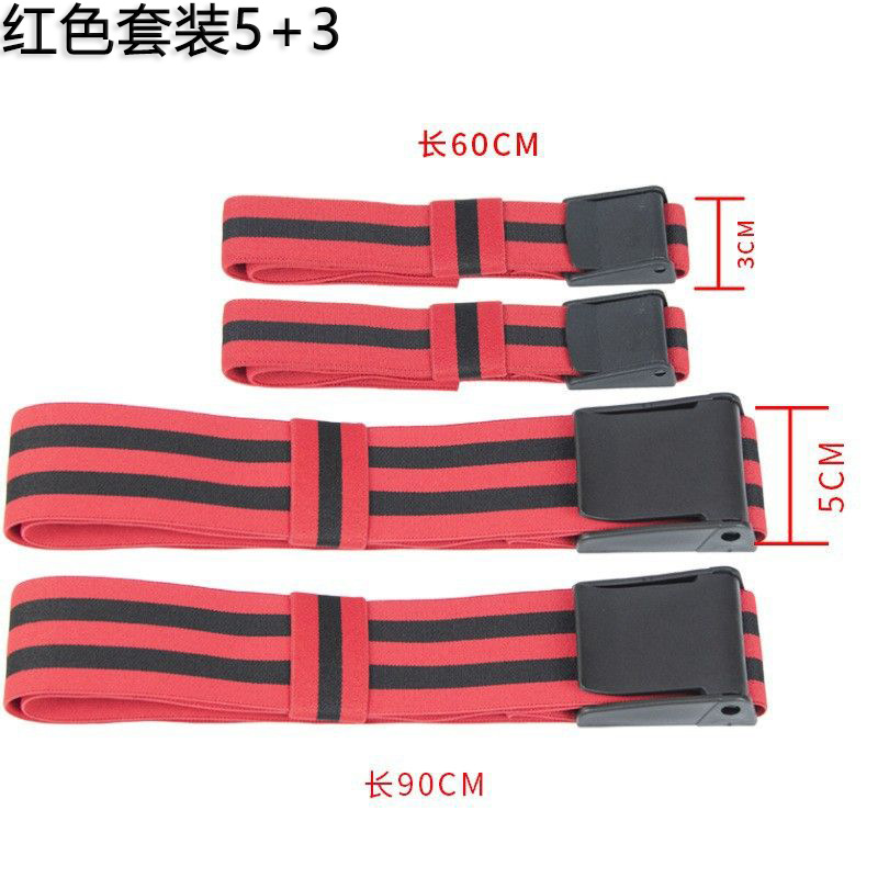 Correas de compresión para brazos para entrenamiento de restricción del flujo sanguíneo (BFR), bandas elásticas de compresión, correas musculares de compresión de fácil liberación, en stock.