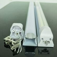 T8植物灯防水灯管套件 一体化内插铝配件 全塑管外壳厂家