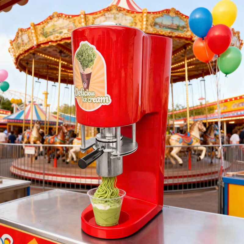 Spaghetti Ice Cream Machine Factory Direct Delivery Small Shaped Ice Cream Machine Commercial and Home Use Ice Cream Machine