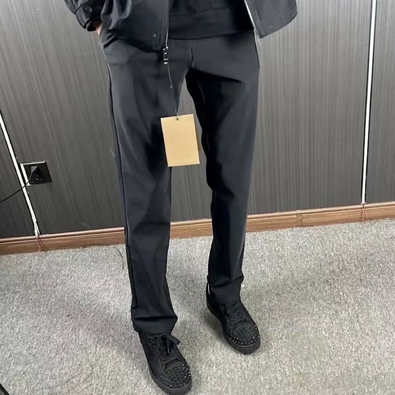 Trendy Pure Original Popular Style Milk Silk Straight-Leg Stacked Dress Pants Versatile Fashion Mid-Waist Loose Thick Suit