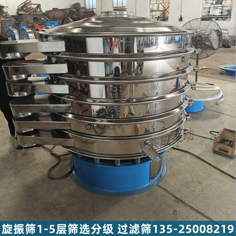 共成电动粮食筛选设备 石英砂碳酸钙板材铸造砂筛分机 圆震筛