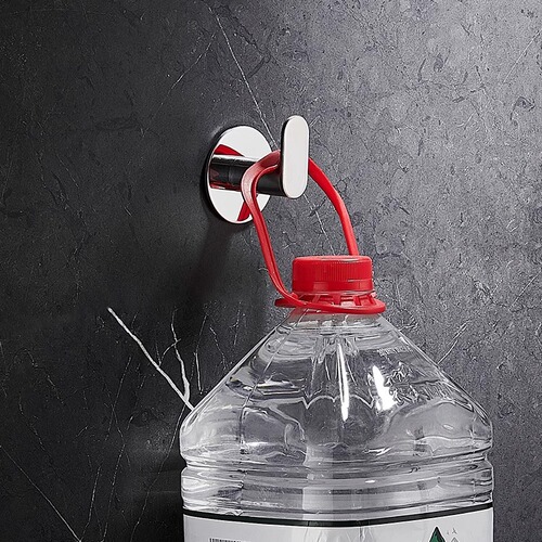 304 Stainless steel hook without nails, single hook for bathroom, kitchen, living room, changing room, clothing hook for hotel wardrobe