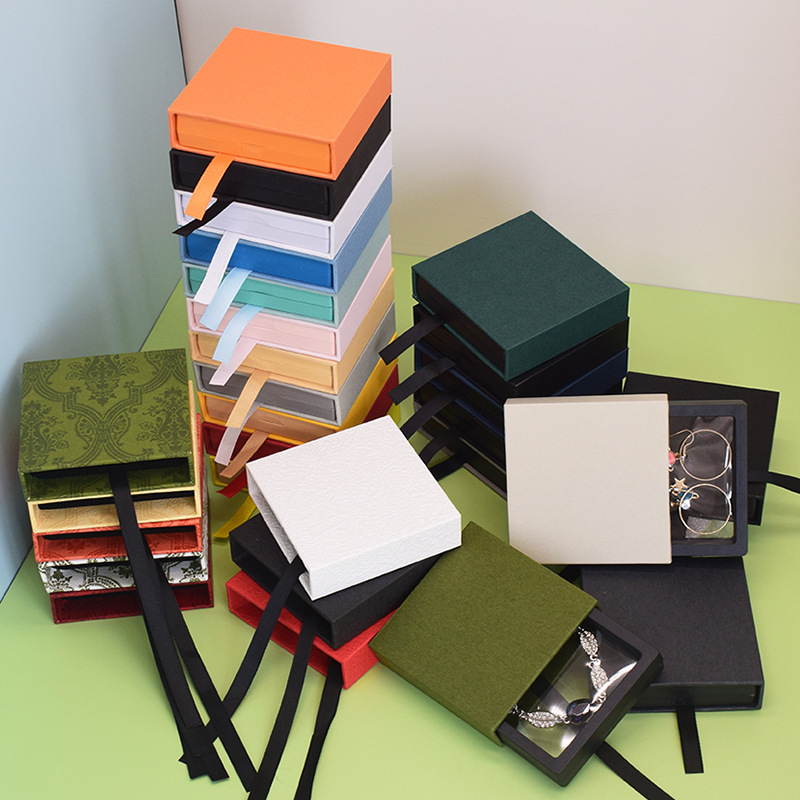 29-Color Full Set Pe Film Box Display Box Packaging for Jewelry Rings, Nail Accessories, and Jewelry Boxes Pe Floating Box