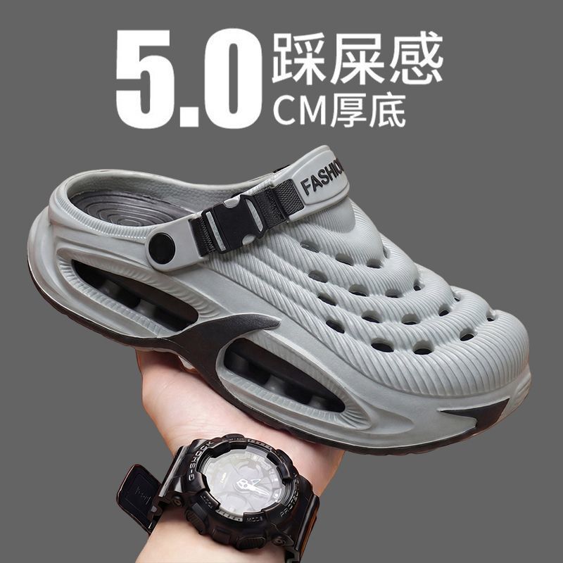 Men's Clogs 2026 Summer New Outdoor Sports Sandals Beach Non-Slip Anti-Odor Wear-Resistant Closed-Toe Slippers for Men Men's Clogs 2026 Summer New Outdoor Sports Sandals Beach Non-Slip Anti-Odor Wear-Resistant Closed-Toe Slippers for Men