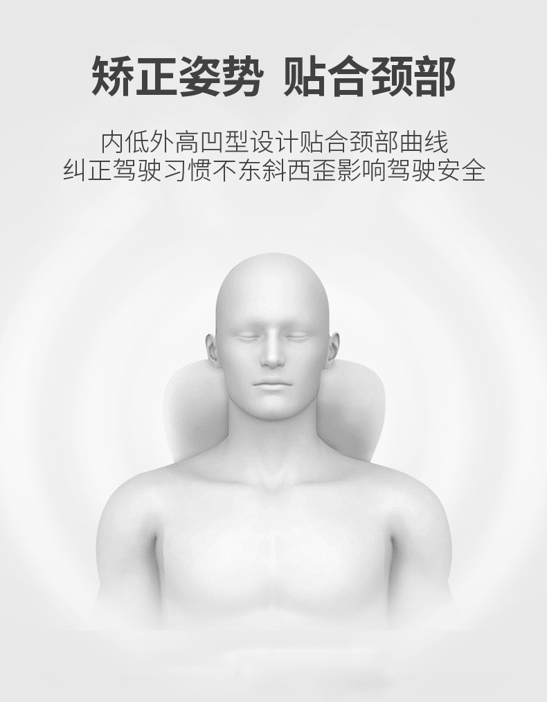 Car Electric Massage Back Cushion Memory Foam Back Cushion Waist Support Chair Waist Protection Sedentary Artifact Pillow