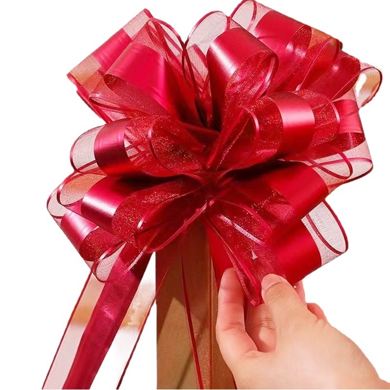 Boda Xi carácter boda coche popular guirnalda grande boda habitación decoración escaleras apoyabrazos coche manejar diseño nieve hilo cinta guirnalda