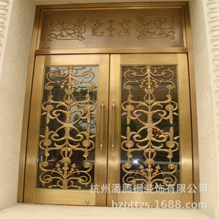Customized Sales Department Copper Doors, Real Estate Copper Doors, Glass Copper Doors, Rich Copper Doors, Classy Copper Doors, Large Copper Doors, Real Copper Doors