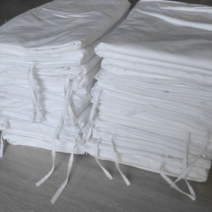 Encrypted White Bed Bed Sheets Quilt Cover Thickeneded Pure Cotton Hotel Bedding Single Piece Foot Bath Hospital Jikai