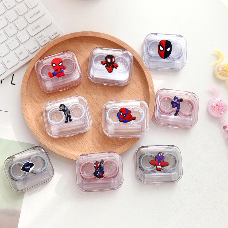 Spider-Man Contact Lens Case Aliexpress Ins Style Macaron Storage Box Contact Lens Case Simple, Portable and High Quality