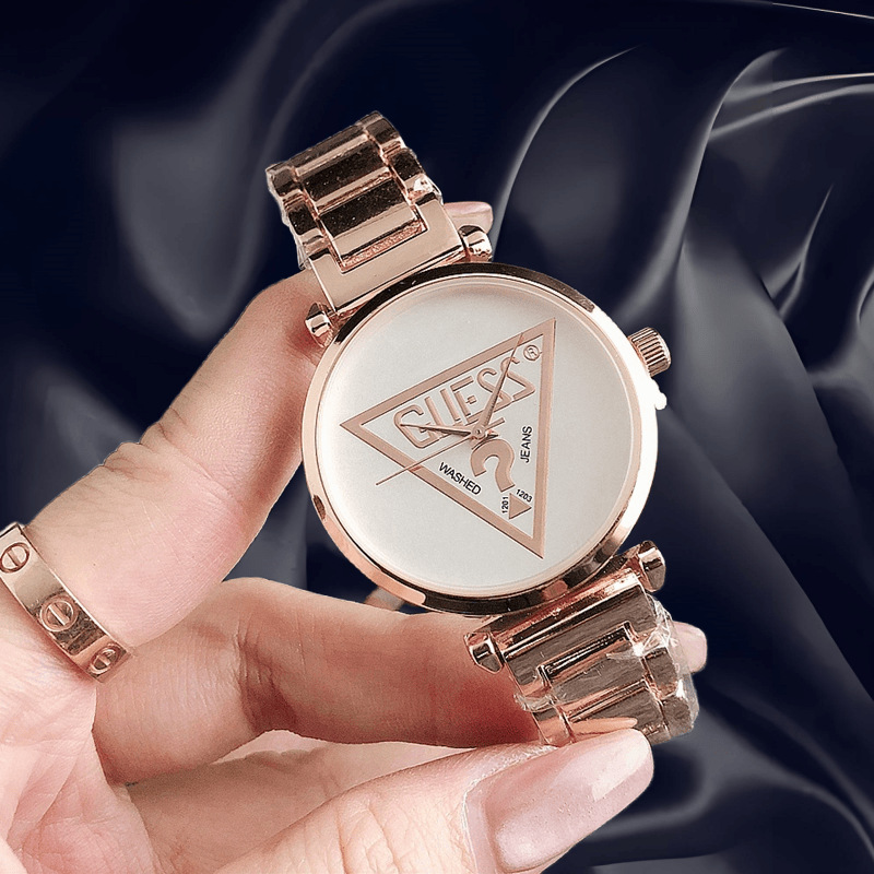 AliExpress generation hair small high-end wrist watch simple student steel belt quartz watch waterproof ladies watch wholesale