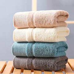 Pure Cotton 40-Spoke Combed Cotton Towel, Plain Color Cotton Face Towel, Thickened and Non- shedding, Highly Absorbent