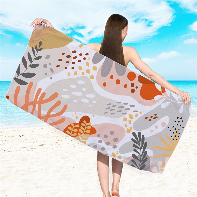 Comercio exterior Amazon toalla de playa de impresión digital europea y americana toalla de secado rápido toalla de felpa de microfibra toalla de baño de piscina