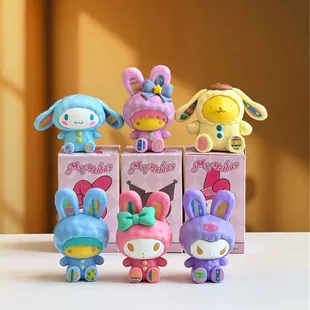 Набор 6 фигурок Sanrio: Меlodи Помпуррин Куроmи Чинога