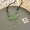 Pendant, summer necklace, small design Hanfu, accessory, Chinese style, wholesale