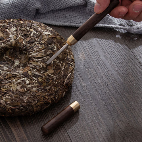 White tea needle wholesale LOGO tea set accessories tea brick pry tea tool wooden Pu'er tea knife