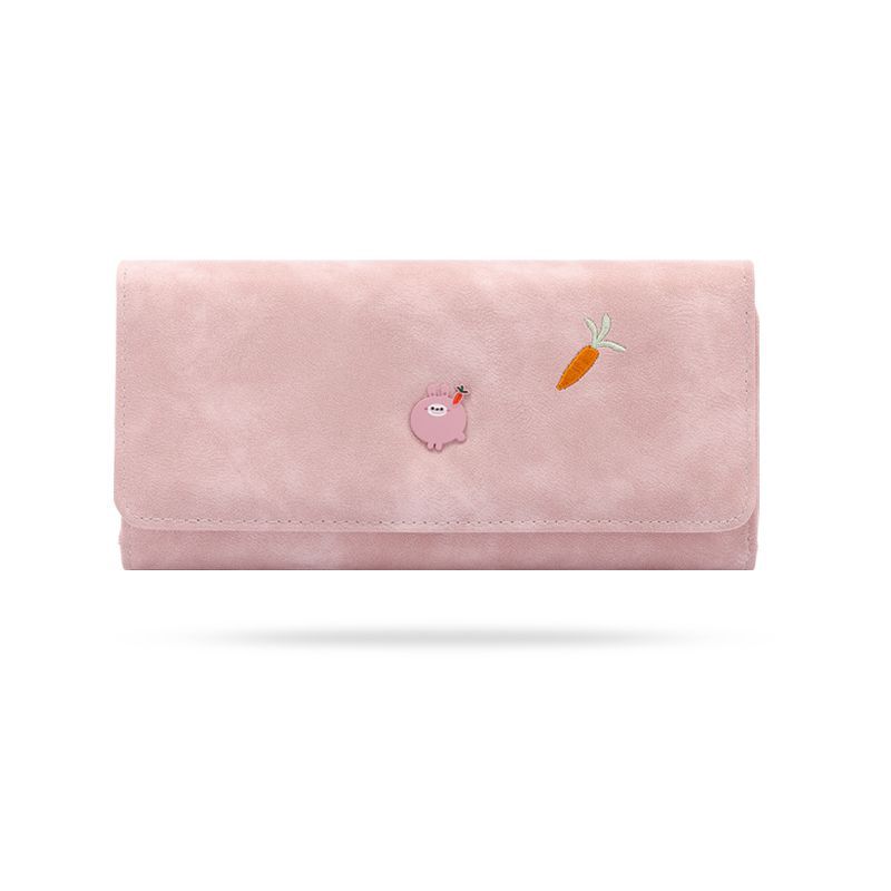 Wallet Women's Long 2022 New Korean Style Trendy Cute Fashion Simple Small Fresh Student Foldableing Personalized Wallet