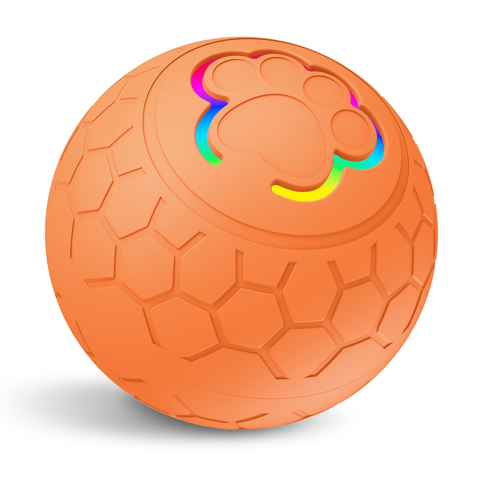 Juguete eléctrico para gatos: juguete interactivo con bola rodante inteligente para gatos y perros - Bola rebotadora luminosa