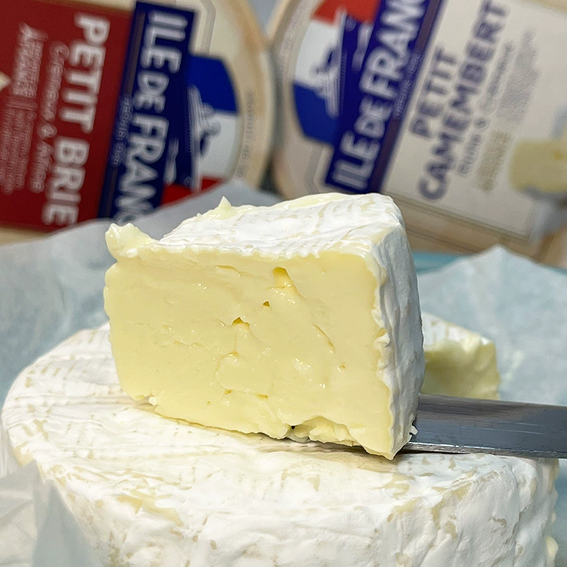 Французский сыр Little Brie Little Bronze Cheese 125г*12 коробка/Коробка мгновенного употребления Мягкие сырные плесени