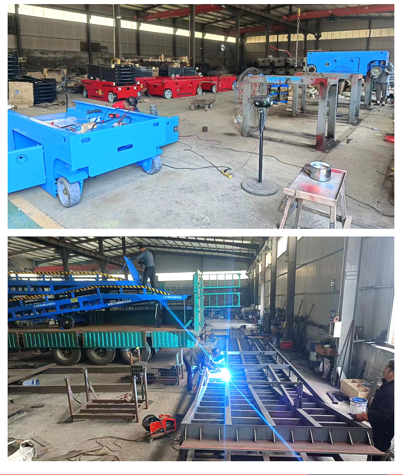 Manufacturer's Ready-Made Mobile Climbing Bridge Forklift Ramp Hydraulic Unloading Platform Moon Adjustment Plate Mobile Climbing Bridge