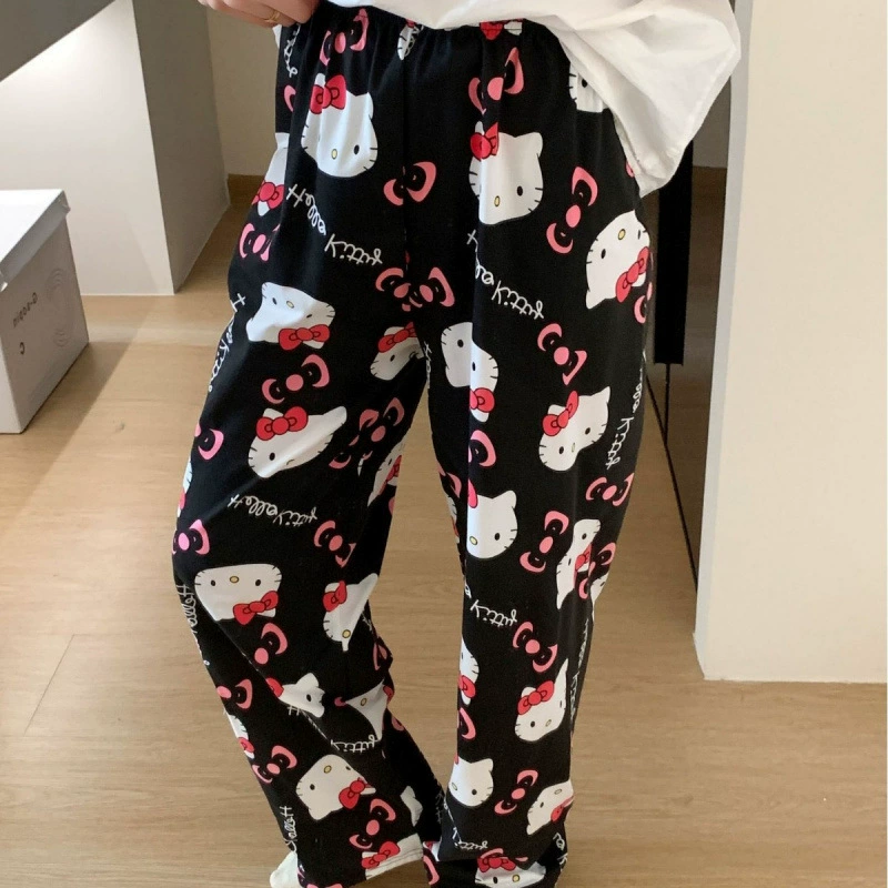 Summer thin cartoon trousers, Korean style