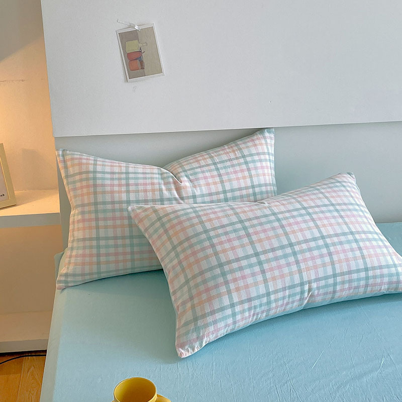 Green Bamboo-green grid