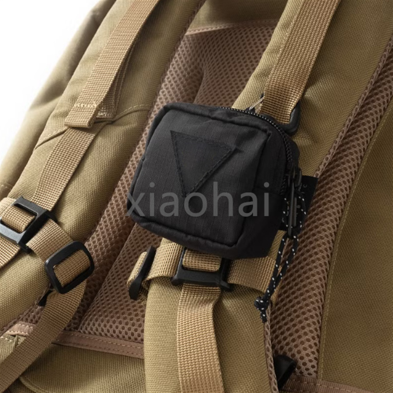 Cross-Border Hot-Selling Nylon Mini Headphone Bag, Portable and Buckleable Small Bag for Outdoor Travel, Fashionable and Multi-Functional Small Bag