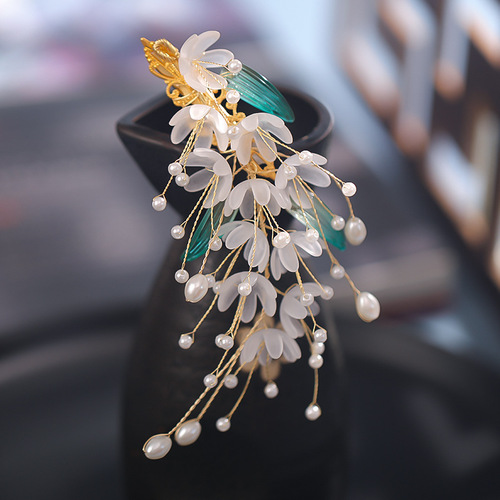Chinese Hanfu Fairy dress hair comb for women girls tang Suit Qipao hair accessories  hair girl side edge clip headdress cheongsam hanfu deserve to act the role of