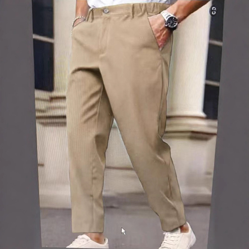 New Cross-Border Men's Jogger Pants European Size American Style Amazon Aliexpress Sports Casual Straight-Leg Pants