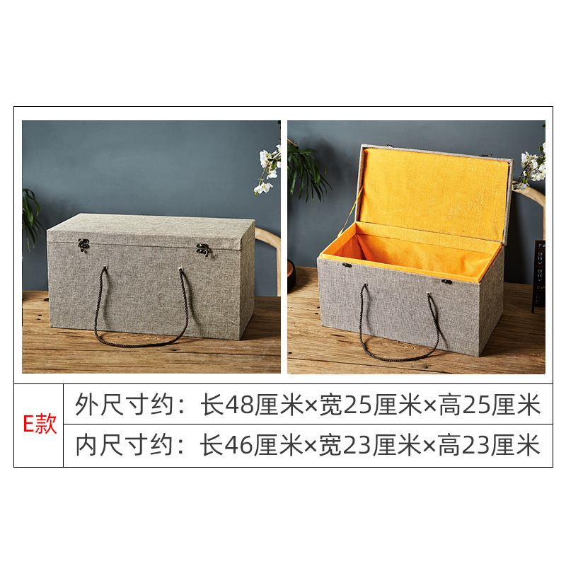 花瓶長方形翡翠ギフトボックス包装箱文具錦箱ギフトボックスロープ付き大型空箱錦箱|undefined
