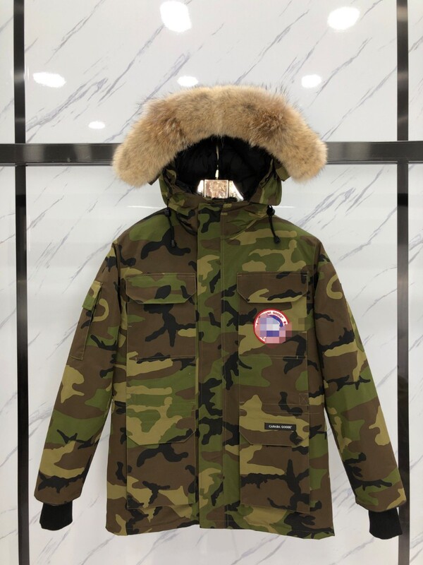 Putian High-End Version New Model 08 Russian-Style down Jacket for Men and Women, Expedition Parka Camouflage Coat