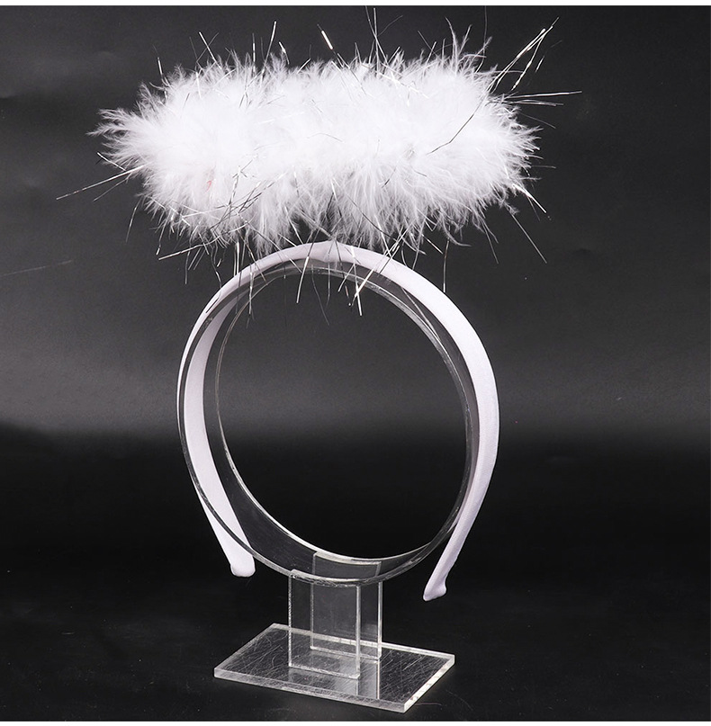 Cloth, Nonwoven, Feather Material Halloween Angel Wings Cloth Nonwoven Feather Masquerade Stage Costume Props Party Supplies Party Accessories