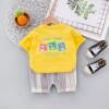 Summer summer clothing, children's set, flower boy costume, children's clothing, wholesale, with short sleeve