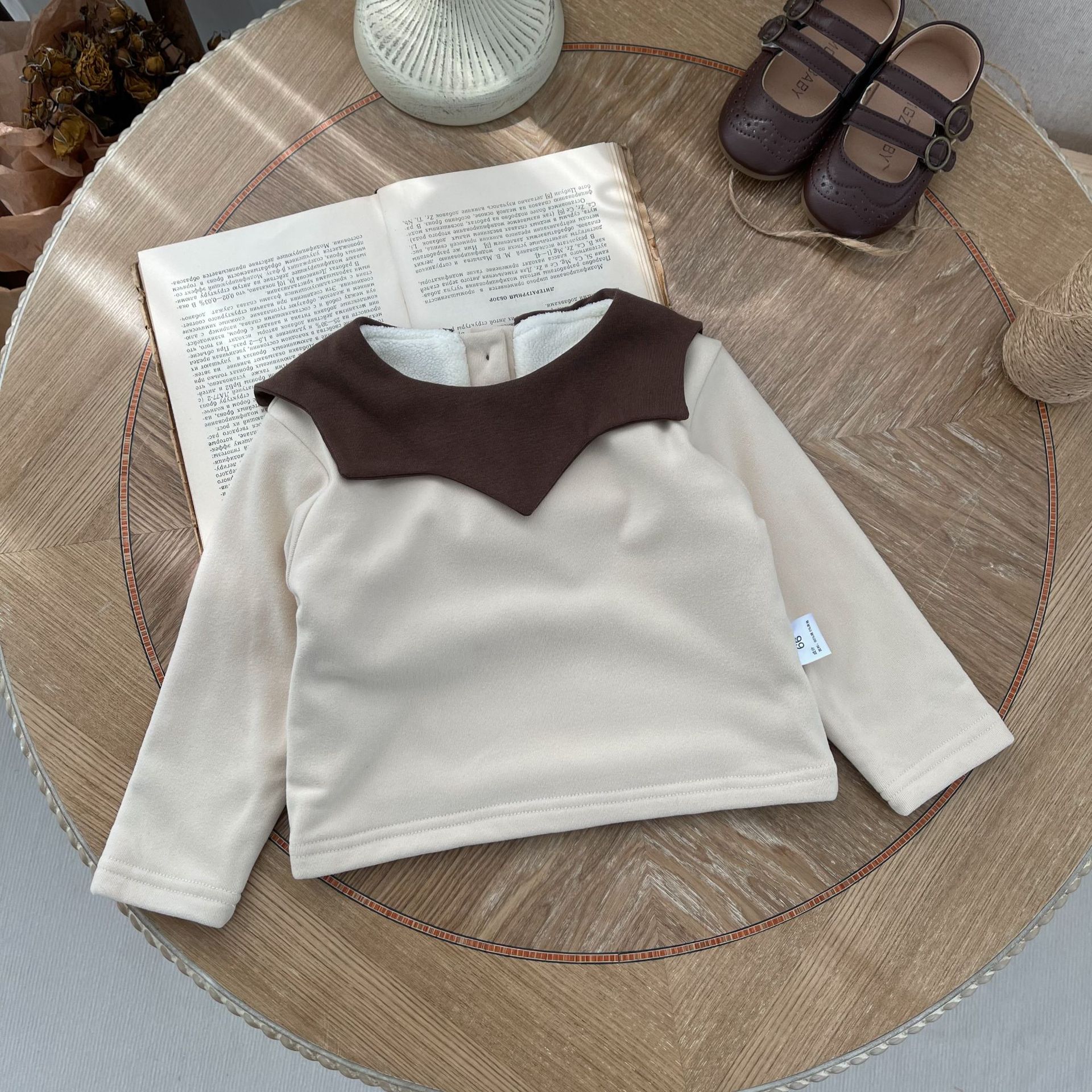 Classical Solid Color Cotton T-shirts & Blouses display picture 2