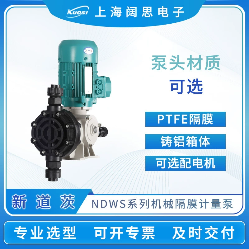 Новая точка жидкости Дозирующий насос NDWS серии кислотно-базовый Дозирующий механический насос Различные головки насоса Дозирующий насос