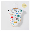 Children's summer cotton bodysuit, thin overall for new born