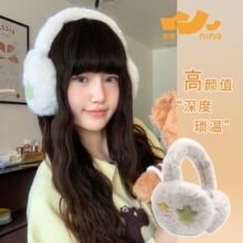 可爱兔毛耳罩女冬季东北护耳保暖耳套防冻真毛耳暖耳包可折叠耳捂