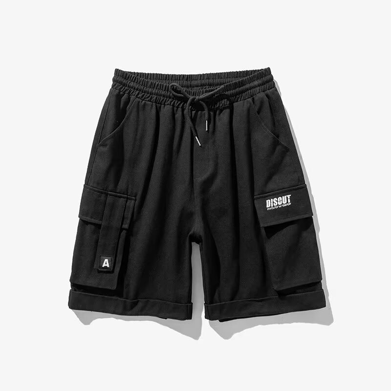 Cargo Shorts Men's Japanese Trendy Summer Loose Casual Pants Men's Large Size Large Pocket Functional Shorts