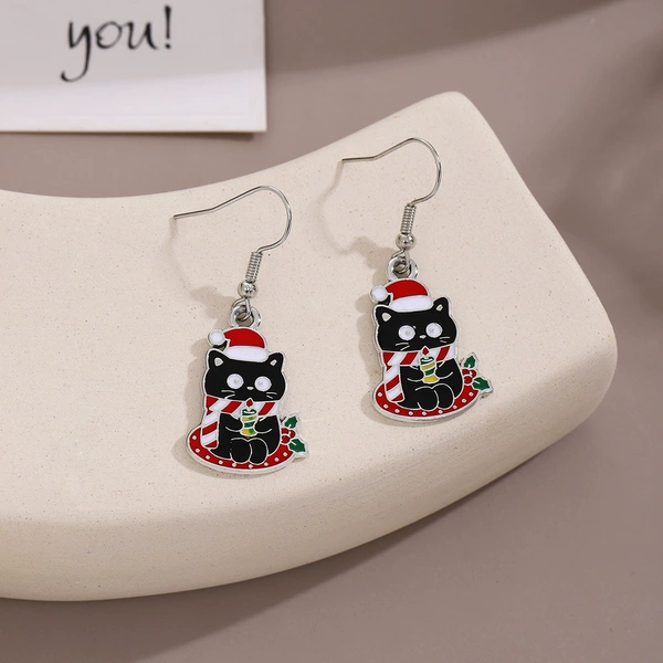 E6220-3/Christmas black cat