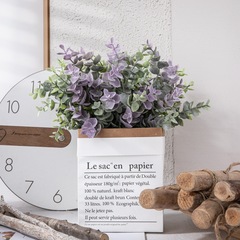 尤加利綠植配草 廠家批發插花配件婚慶用品仿真花外貿批發GF15434