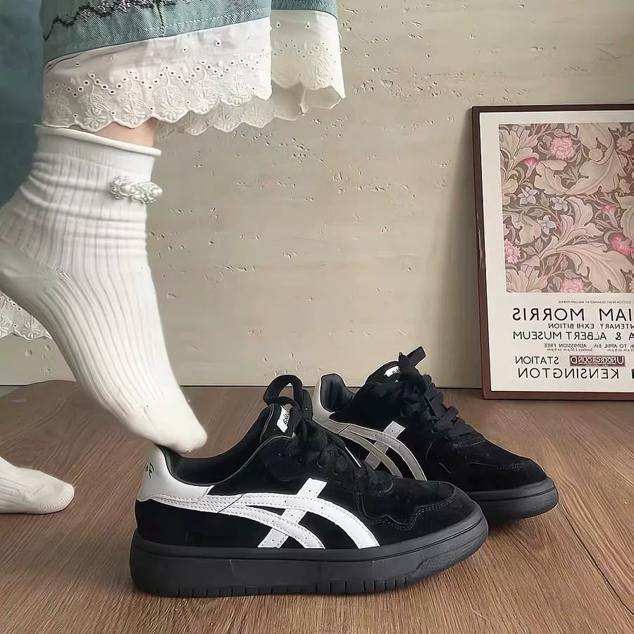 Высокое значение серая синяя немецкая тренировка обувь женская 2024 осень новая нога маленькая толстая подошва обувь нишевые ретро спортивная повседневная обувь