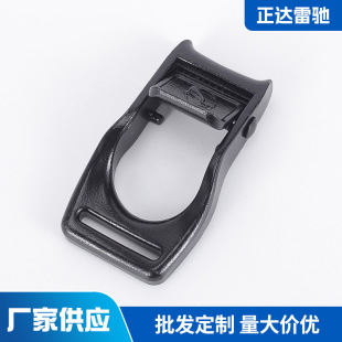 Supply zinc alloy 25mm electrophoresis black tightener rigging buckle metal luggage buckle cargo tightening