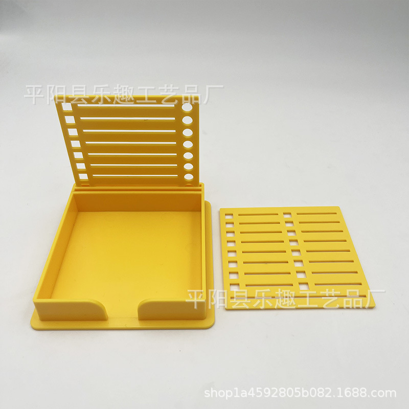 Cross-border Amazon New POST-IT NOTE TEMPLATE Double Plugs Convenience Stick Template Storage Box