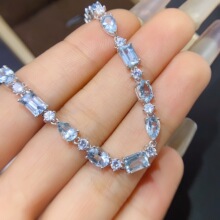 ������Ȼ���������� 925������ Ůʿ���� 6*4 4*5mm����ɾ� ����