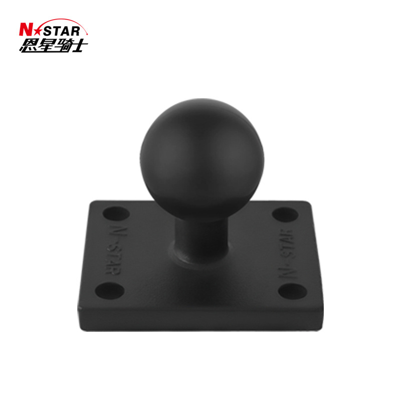 Soporte N-STAR para vehículos de ingeniería, base fija para Garmin, cabezal esférico cuadrado, soporte para computadora