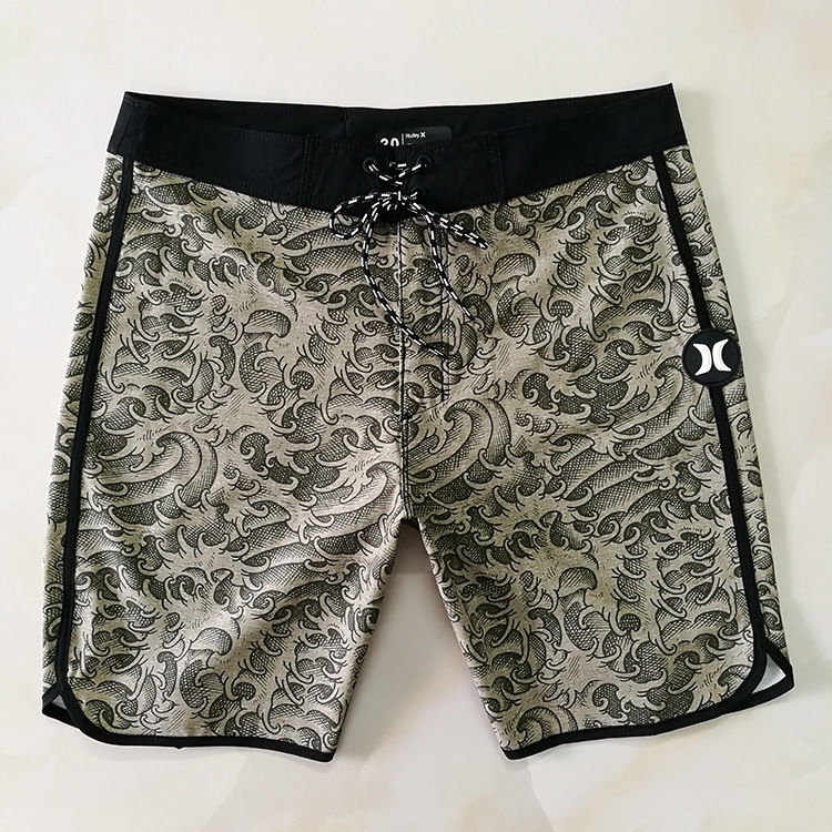 Hurley tornado cross-border foreign trade beach pants hot new quick-drying stretch swimming trunks Beach men's summer short