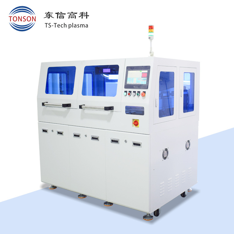 在线式 四轨道真空等离子清洗机 针对LED IC封装前处理设计