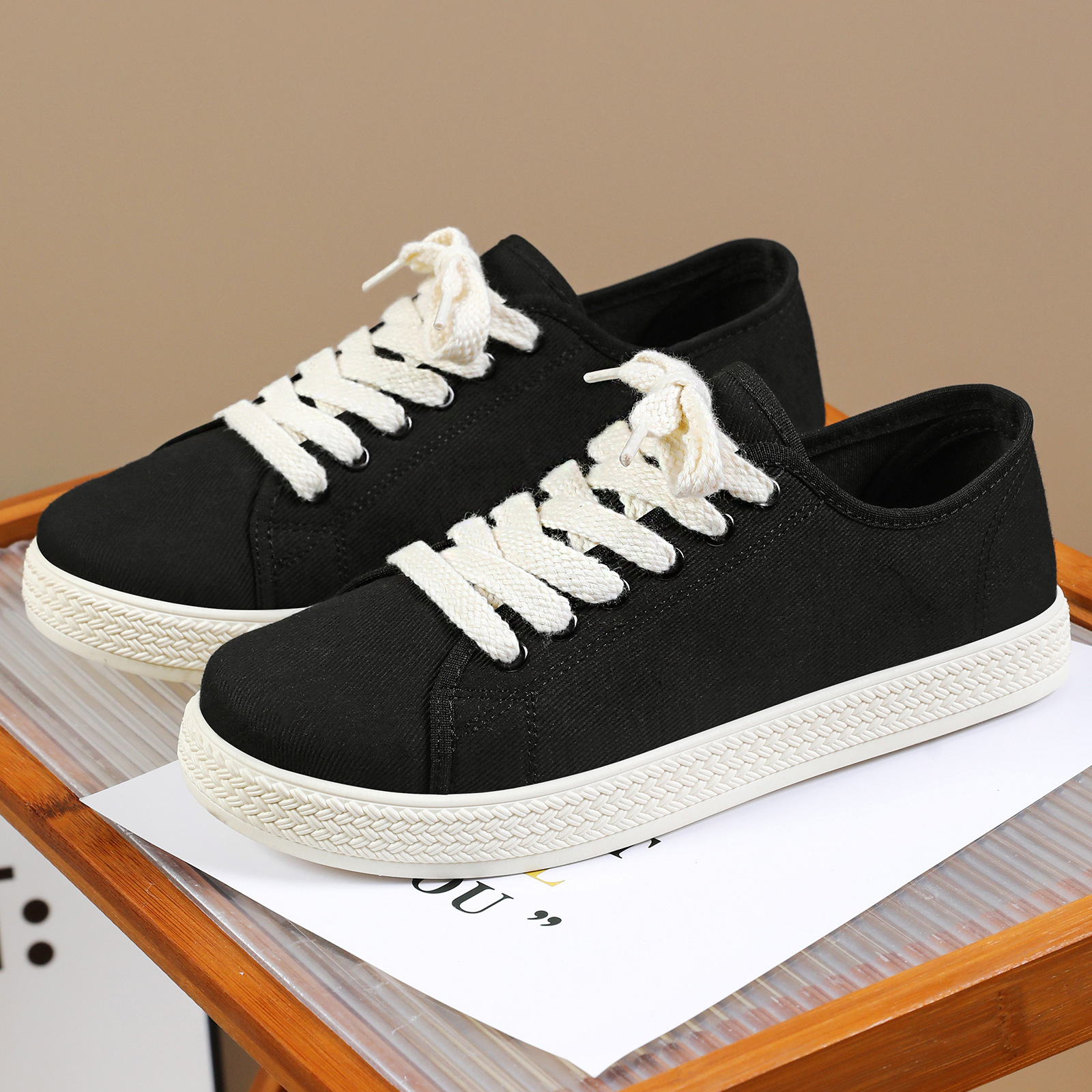 男鞋春季休闲鞋板鞋纯色简约帆布鞋轻便百搭工装鞋透气不臭脚单鞋